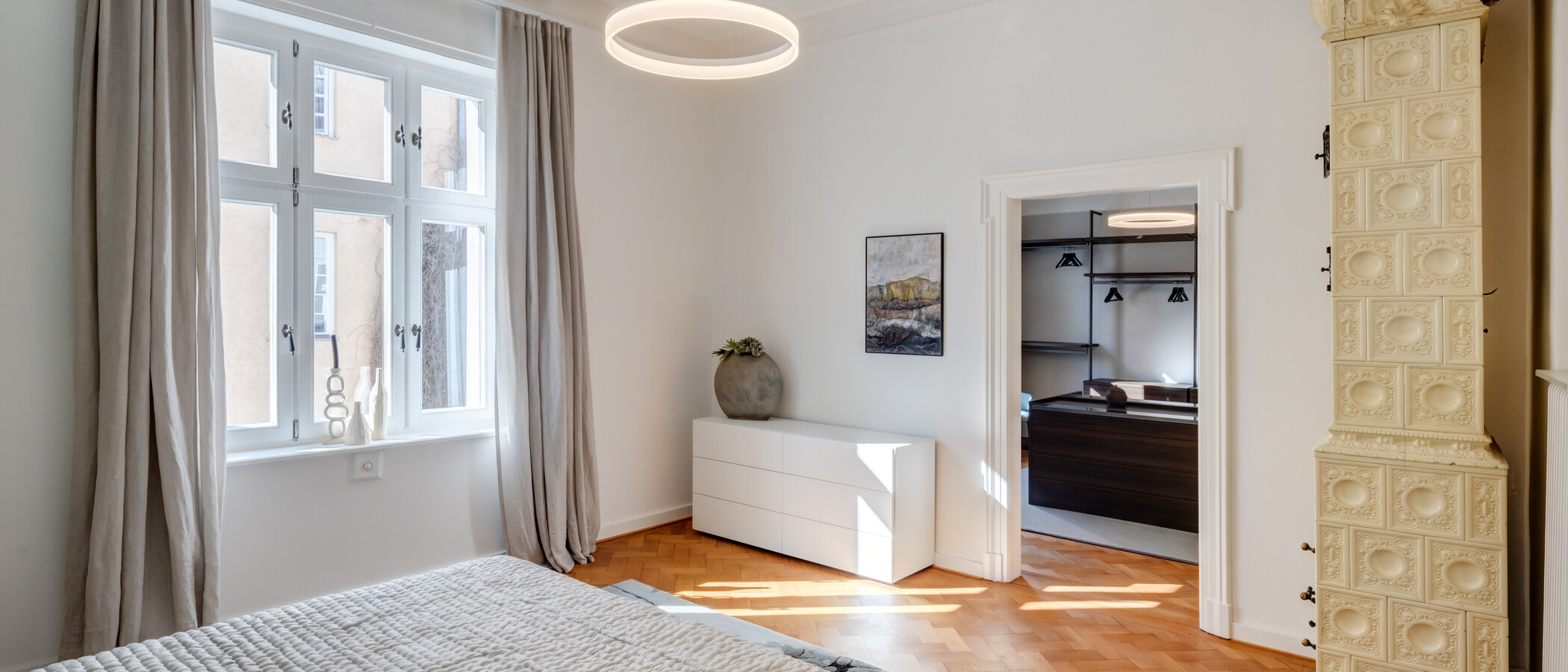 Flad München Schwabing-Nord (zw. Leopoldstraße & Englischen Garten) 02 Soveværelse 14397
