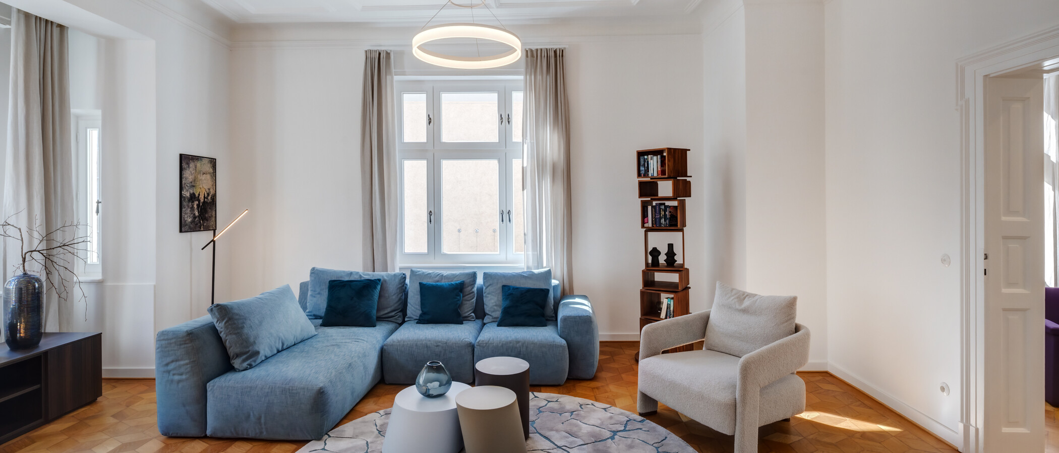 Flad München Schwabing-Nord (zw. Leopoldstraße & Englischen Garten) 01 Stue 14397