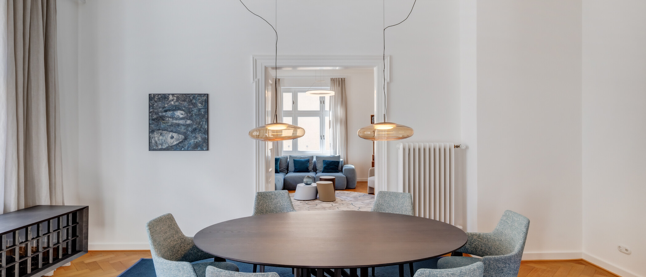 Flad München Schwabing-Nord (zw. Leopoldstraße & Englischen Garten) 02 Spisestue 14397