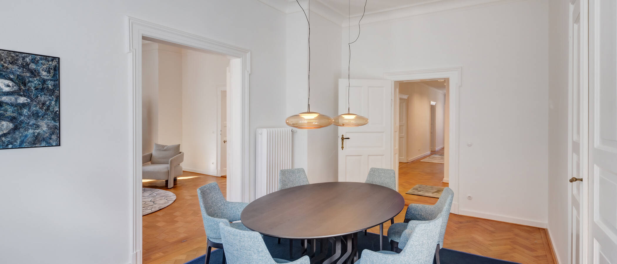 Flad München Schwabing-Nord (zw. Leopoldstraße & Englischen Garten) 03 Spisestue 14397