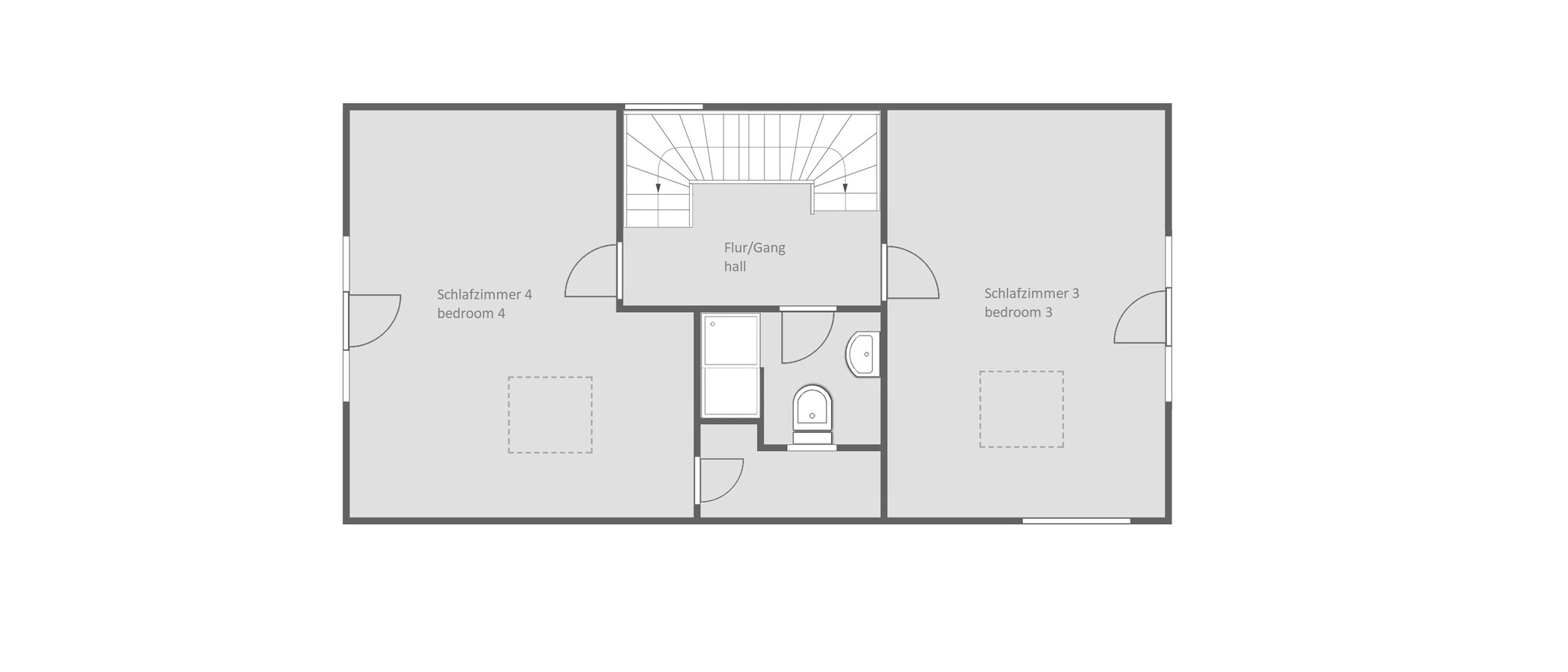 Vrijstaand huis Schäftlarn 03 Plattegrond 14427