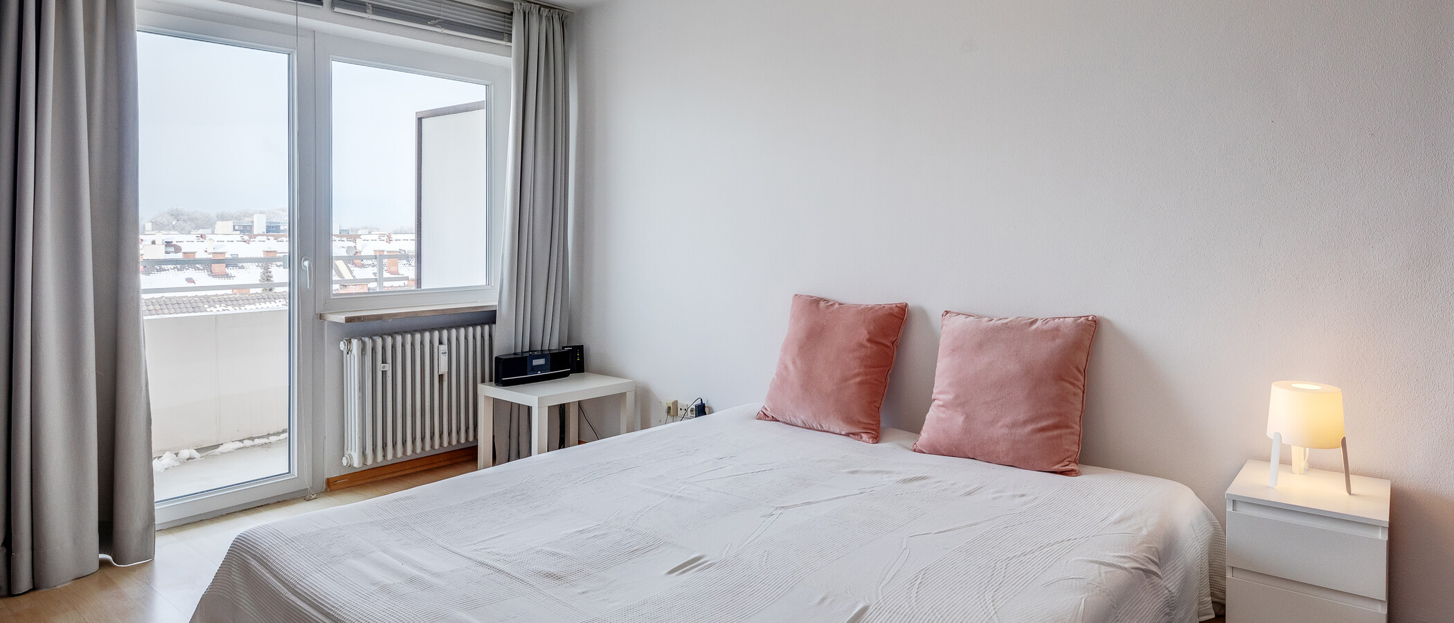 Ploché München Schwabing-Georgenschwaige 01 Ložnice 1443