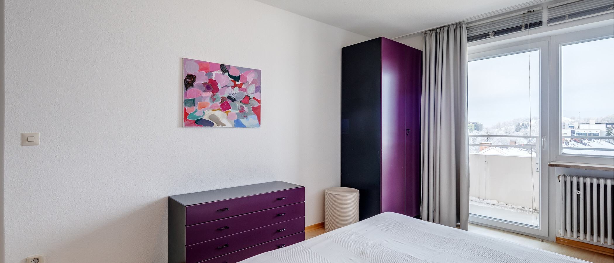 Ploché München Schwabing-Georgenschwaige 02 Ložnice 1443