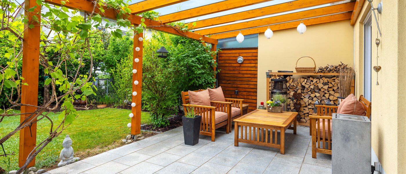 Narożny dom szeregowy München Heimstetten 01 Taras 14431