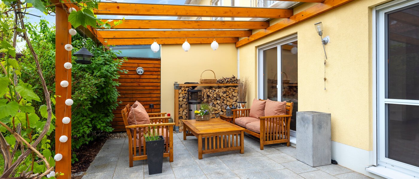 Narożny dom szeregowy München Heimstetten 02 Taras 14431