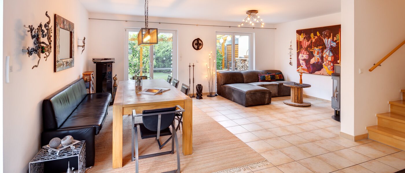 Narożny dom szeregowy München Heimstetten 01 Pokój dzienny 14431