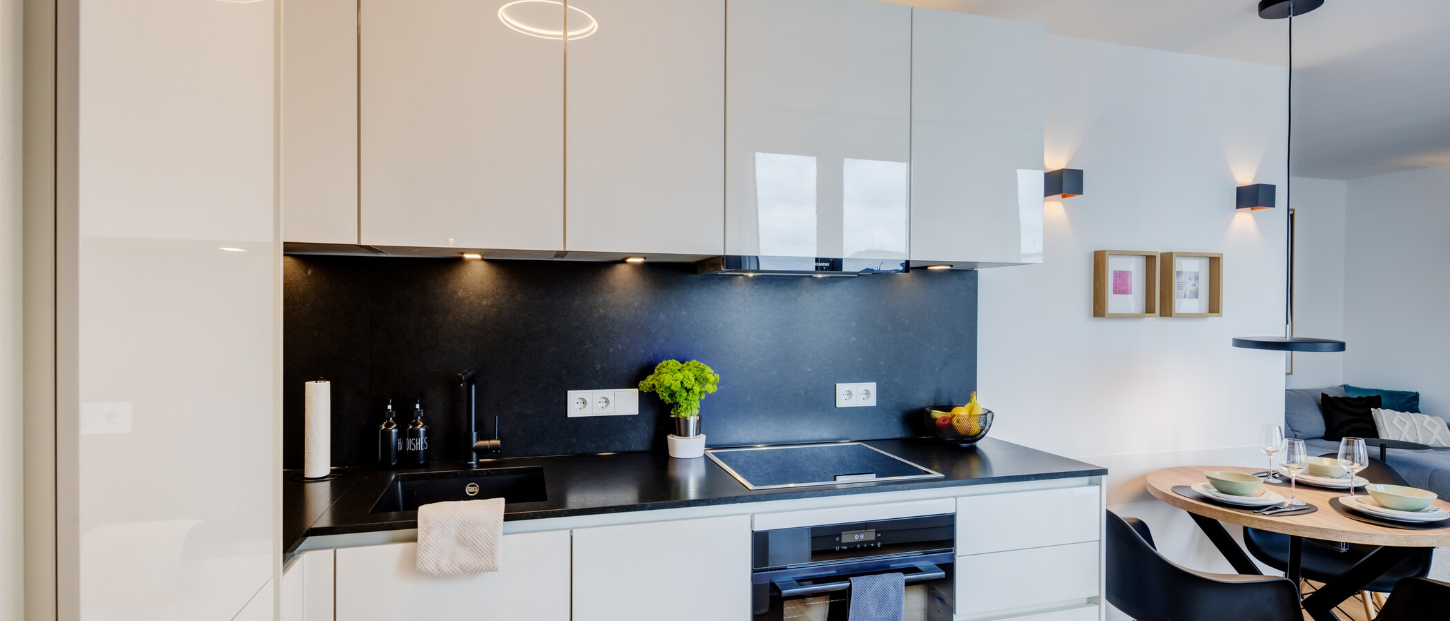 Διαμέρισμα με βεράντα στην ταράτσα München Sendling-Westpark 01 Κουζίνα 14433