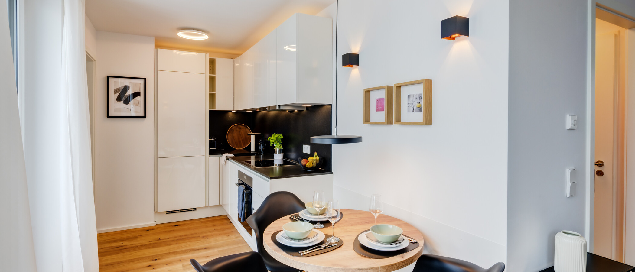 Διαμέρισμα με βεράντα στην ταράτσα München Sendling-Westpark 02 Κουζίνα 14433