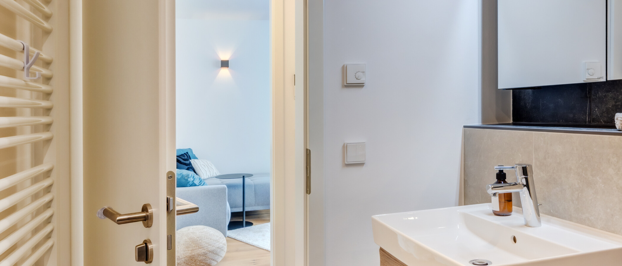 Διαμέρισμα με βεράντα στην ταράτσα München Sendling-Westpark 02 Μπάνιο 14433