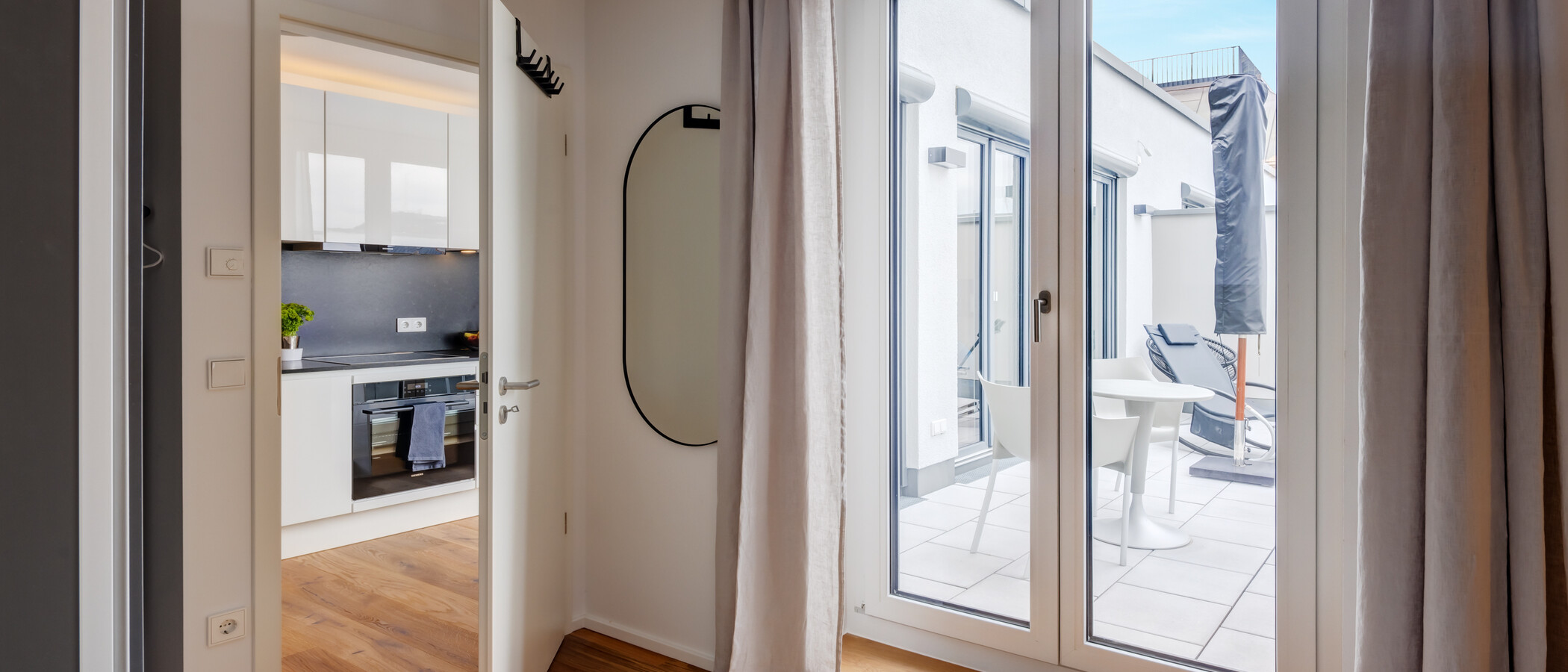 Διαμέρισμα με βεράντα στην ταράτσα München Sendling-Westpark 02 Υπνοδωμάτιο 14433