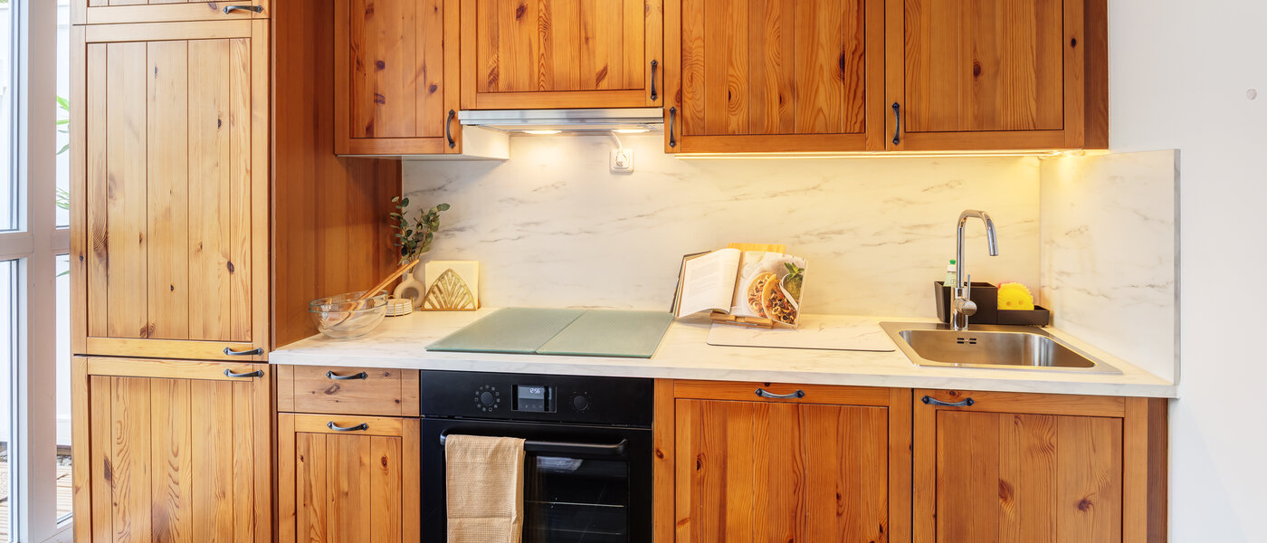 Mezonetový byt s galerií München Obersendling 02 Kuchyně 14471