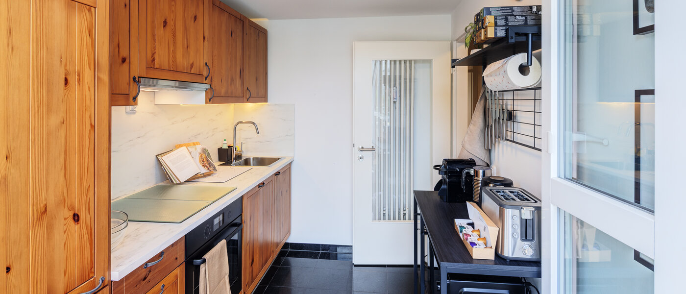 Mezonetový byt s galerií München Obersendling 03 Kuchyně 14471