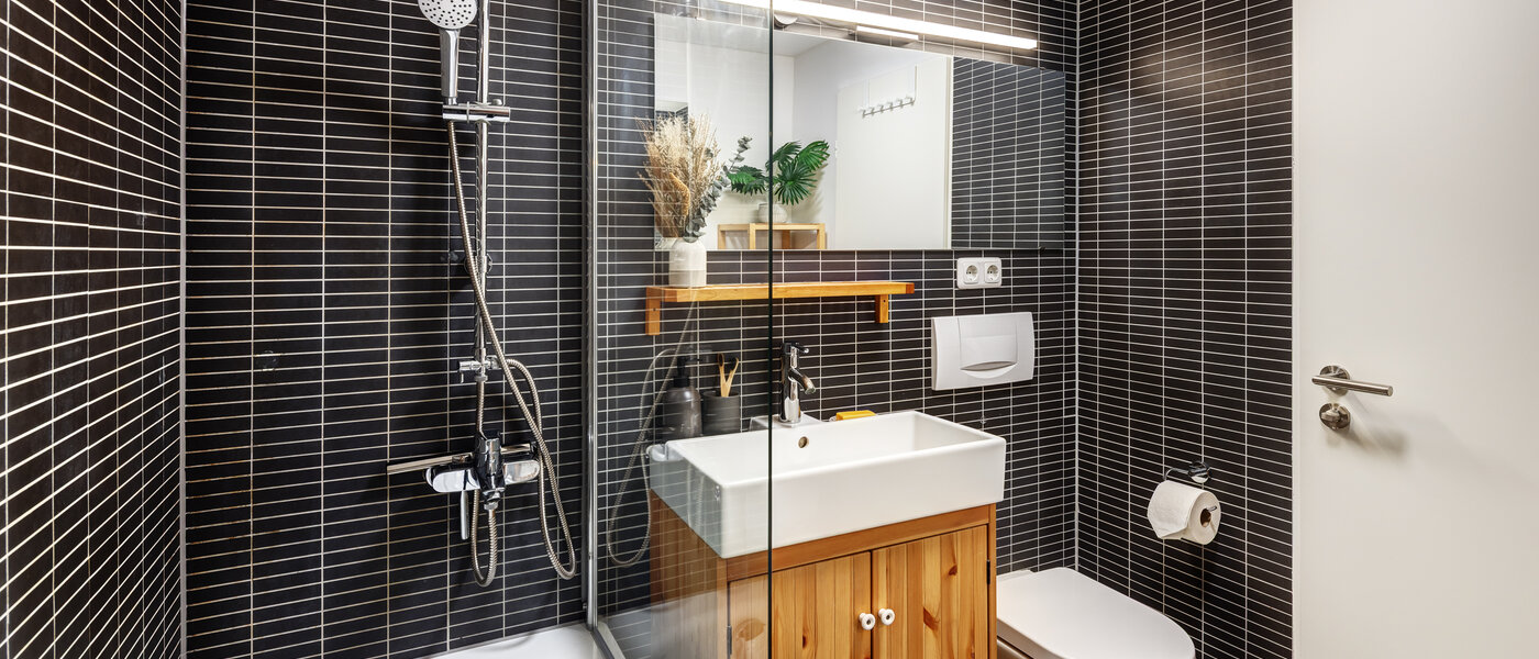 Mezonetový byt s galerií München Obersendling 02 Koupelna 14471