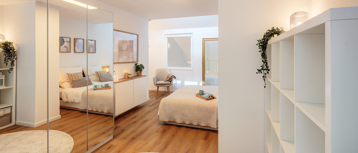 Mezonetový byt s galerií München Obersendling 02 2. prostor pro spaní 14471