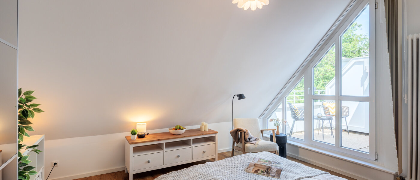 Mezonetový byt s galerií München Obersendling 02 1. ložnice 14471