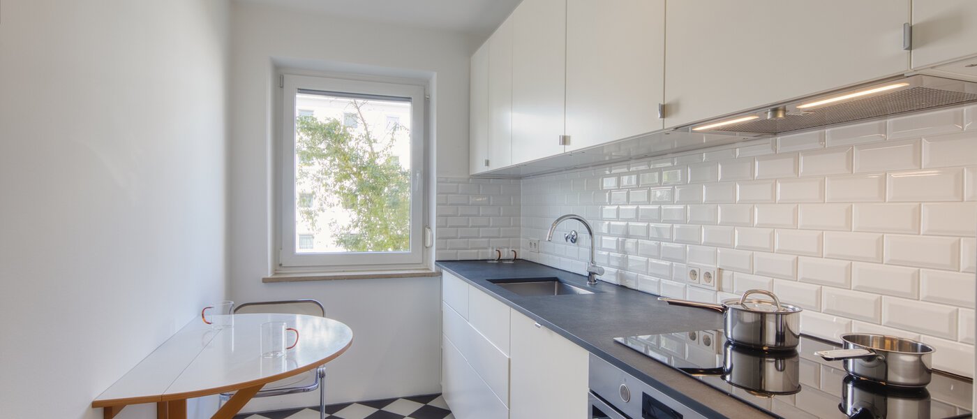 Flat München Schwabing 01 Kjøkken 14493