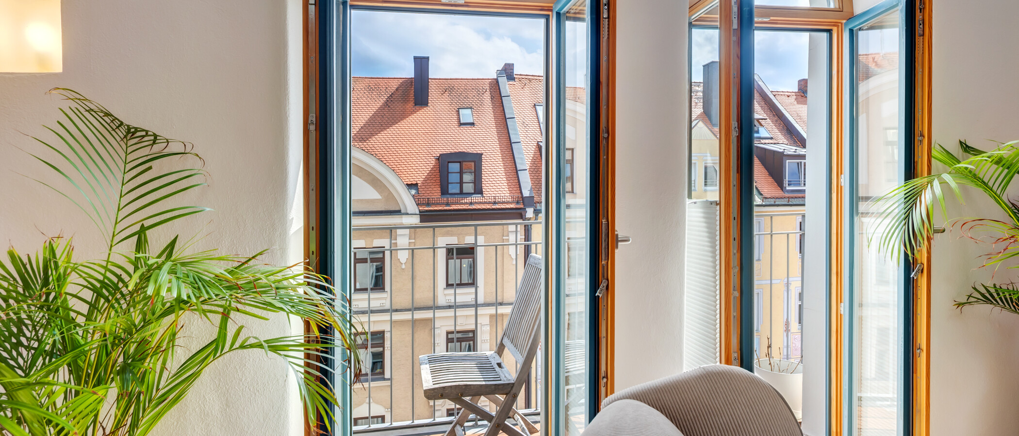 Podkrovní byt München Dreimühlenviertel 01 Balkon 14505