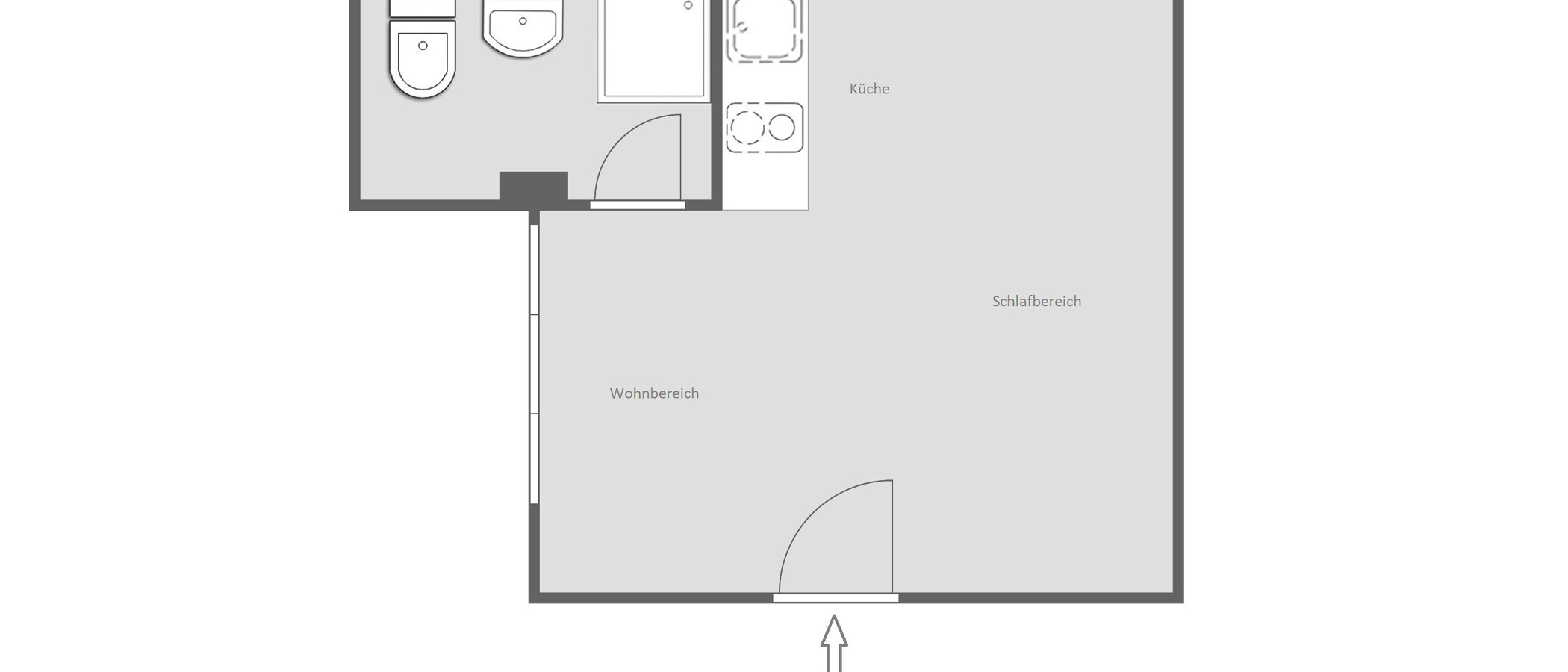 Düz München Haidhausen 01 Kat planı 14515