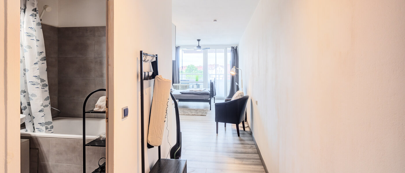 Ploché München Haidhausen 01 Chodba/chodba 14533