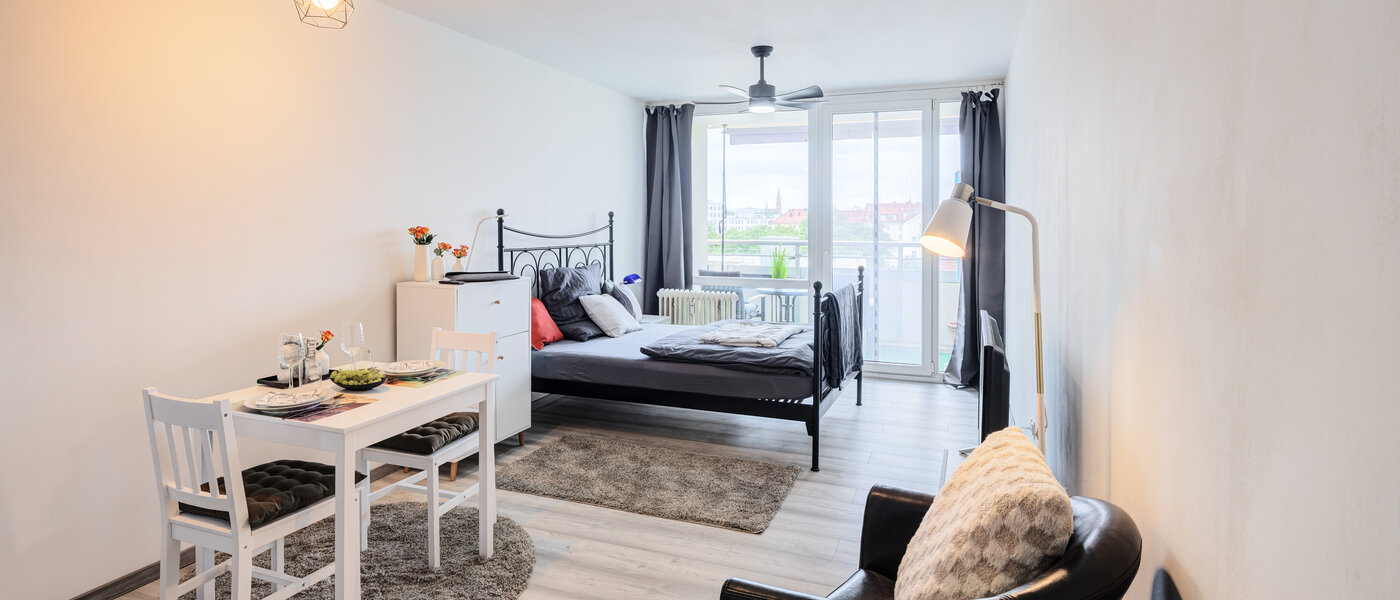 Ploché München Haidhausen 01 Obývací prostor 14533