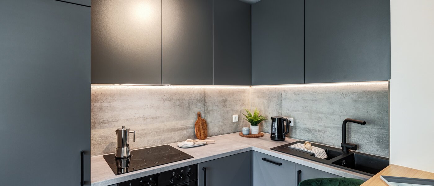 Плоский München Maxvorstadt 02 Кухня 14537