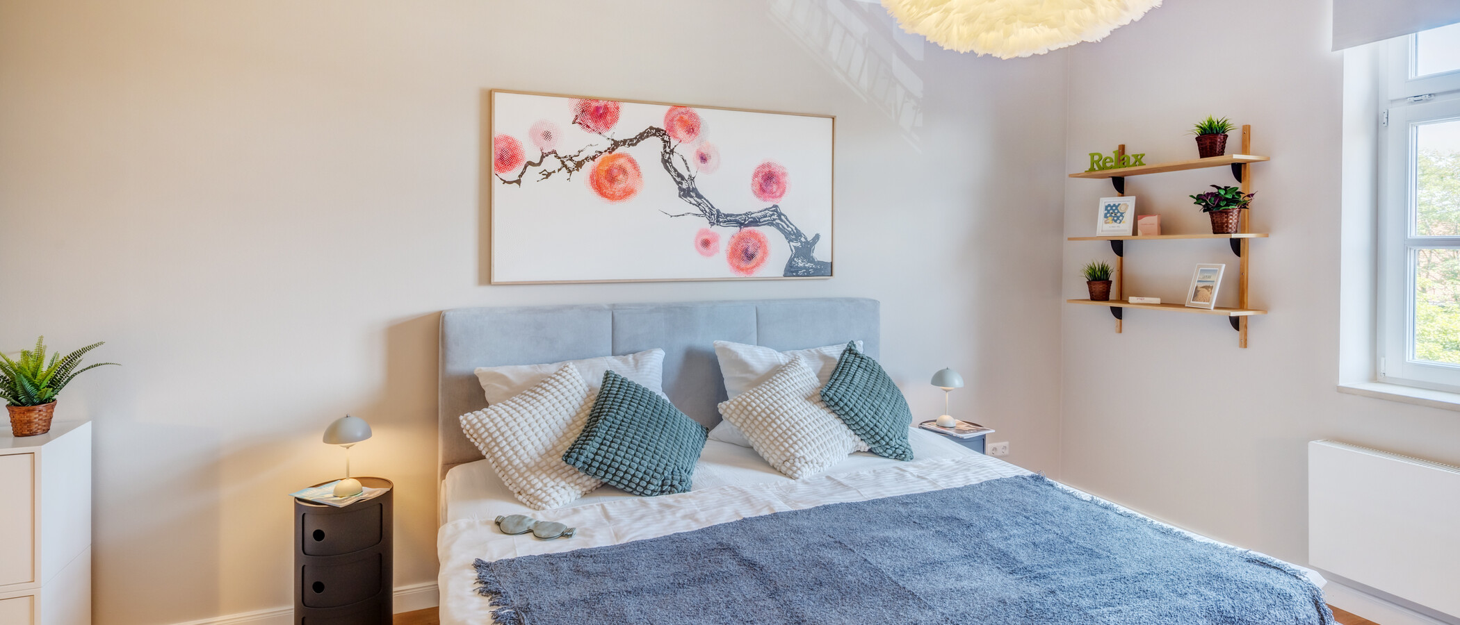 Zolder flat München Neuhausen 02 Slaapkamer 14555