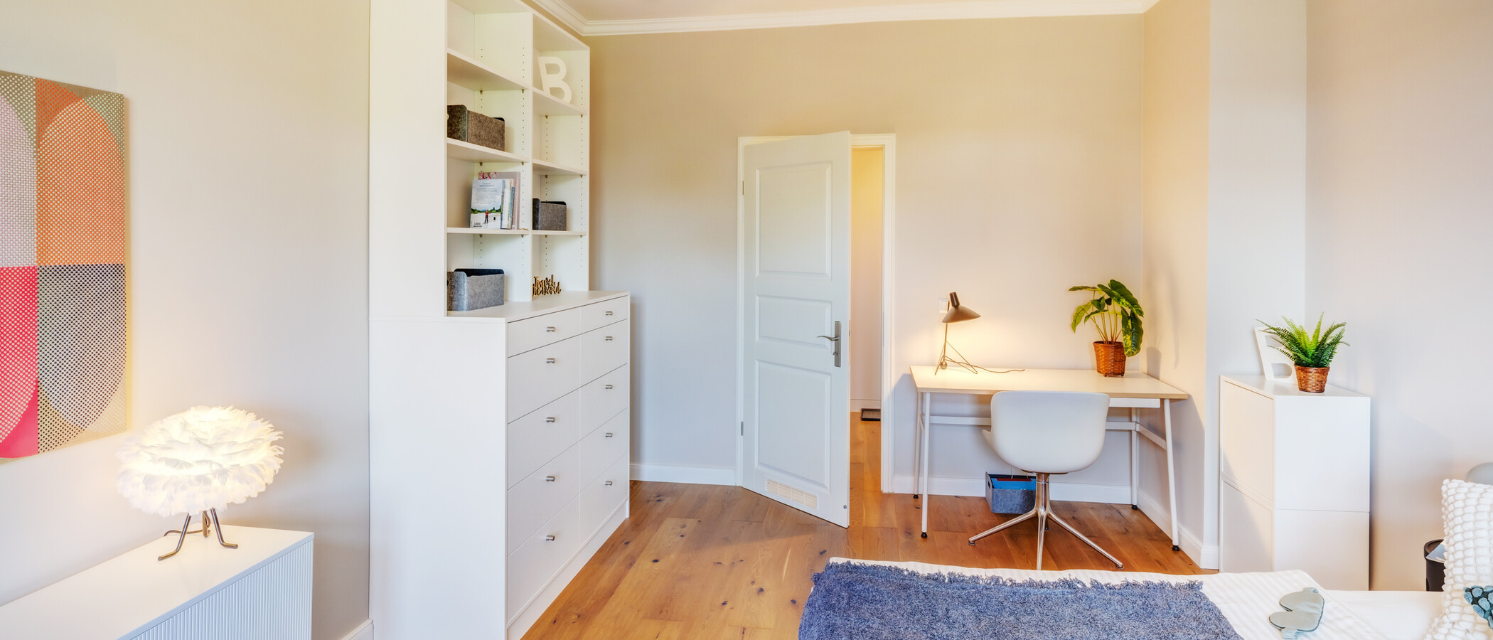 Zolder flat München Neuhausen 04 Slaapkamer 14555