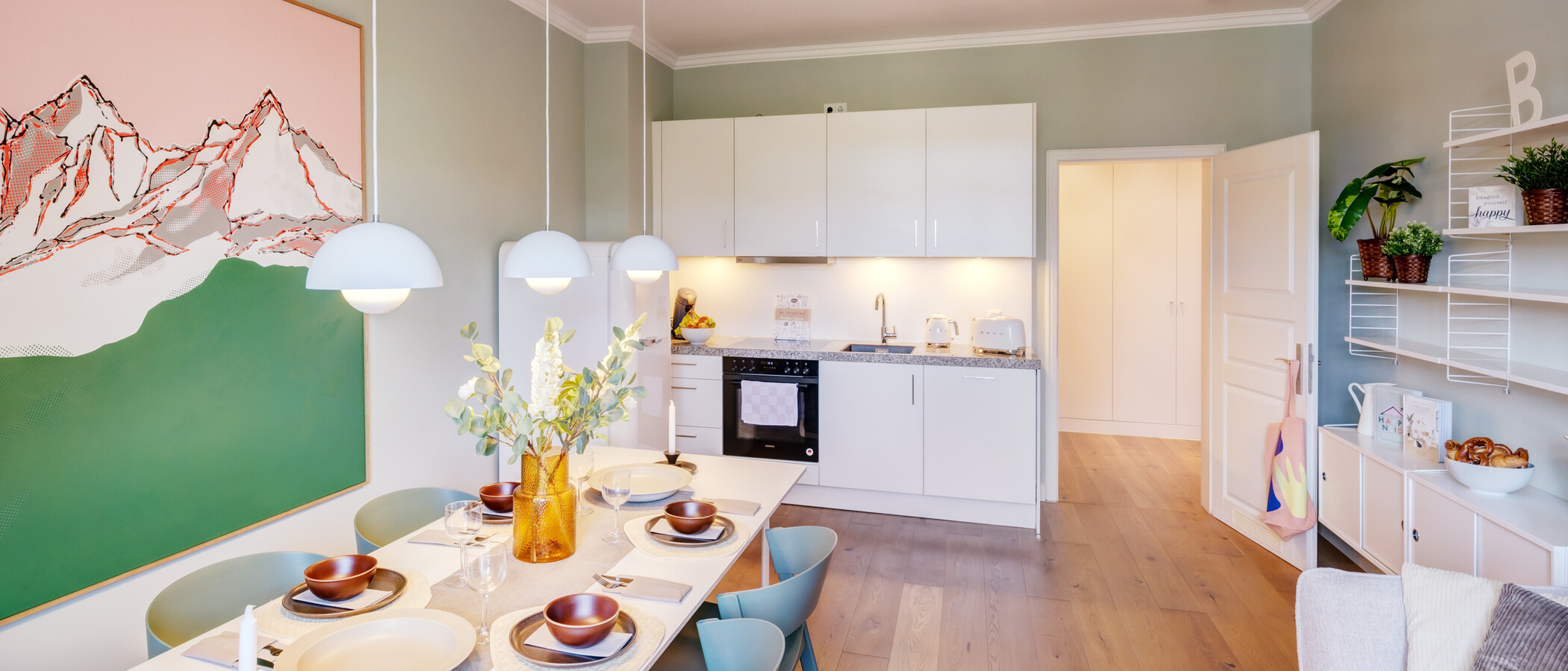 Zolder flat München Neuhausen 01 Leefruimte 14555