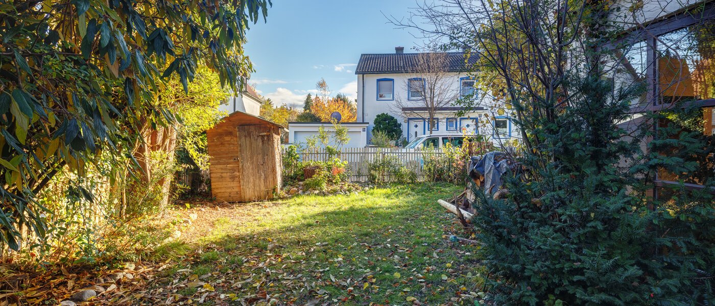 ikerház München Obersendling 02 Kert 14567