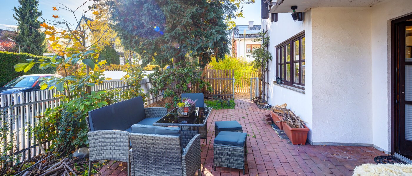 ikerház München Obersendling 02 Terasz 14567