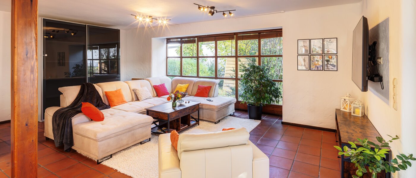 ikerház München Obersendling 01 Nappali 14567