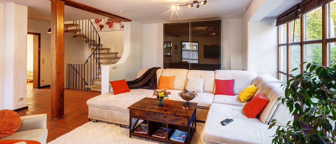 ikerház München Obersendling 03 Nappali 14567