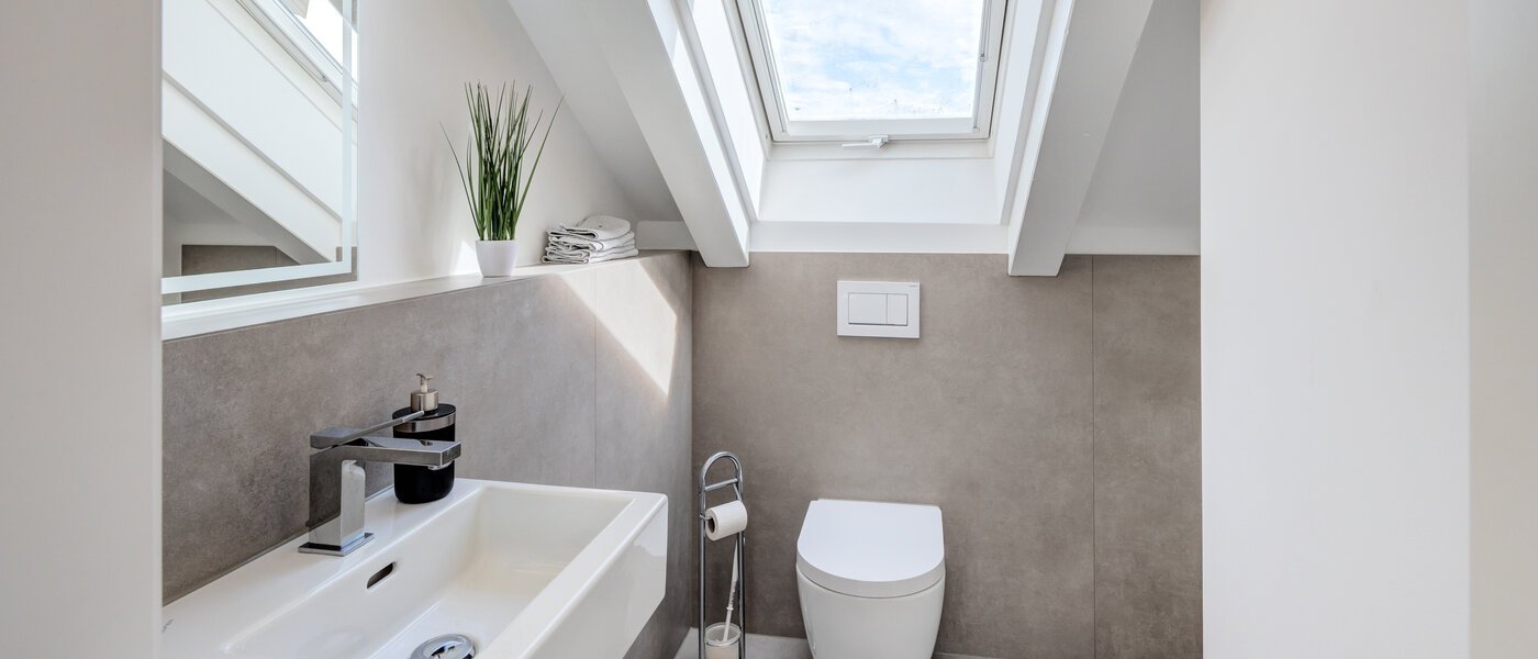 Mansardă plată München Maxvorstadt 01 WC pentru oaspeți 14568