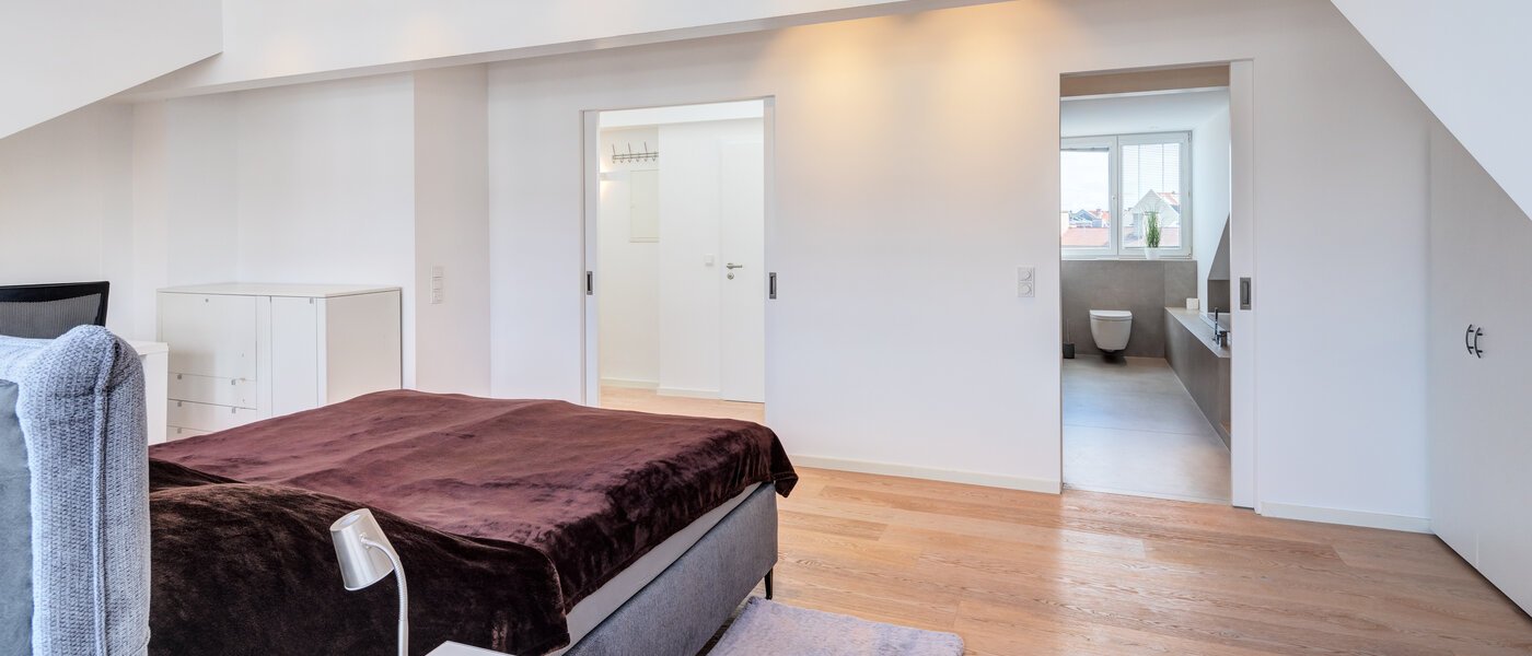 Mansardă plată München Maxvorstadt 03 Dormitor 14568