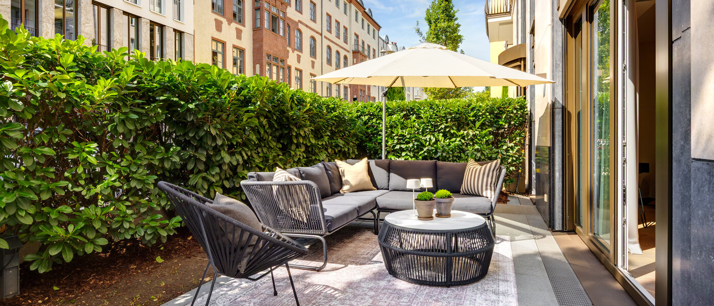 Flad München Maxvorstadt - Museumsviertel 01 Terrasse 14574