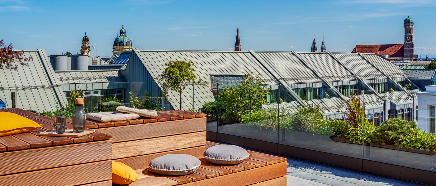 Flad München Maxvorstadt - Museumsviertel 02 Fælles terrasse  14574