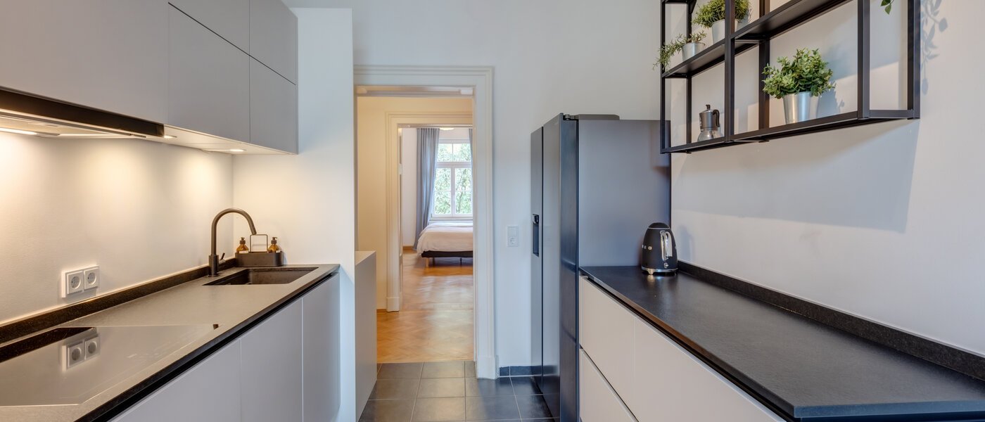 Ploché München Altbogenhausen 04 Kuchyně 14584