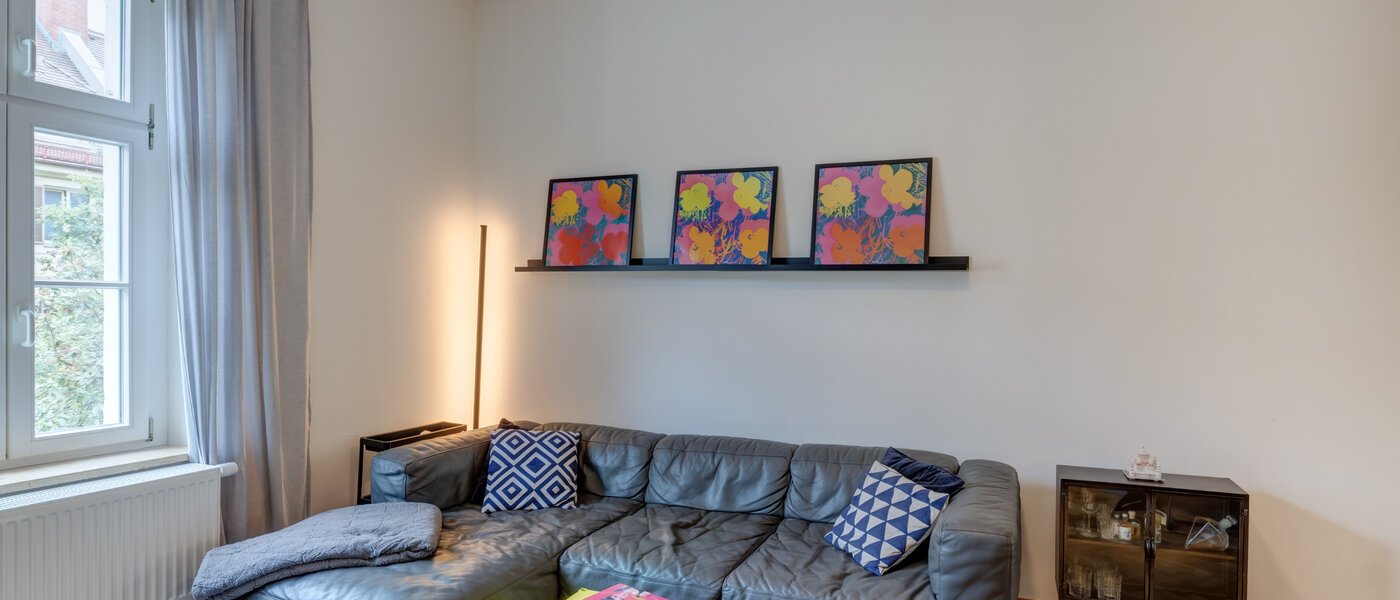 Ploché München Altbogenhausen 02 Obývací pokoj 14584