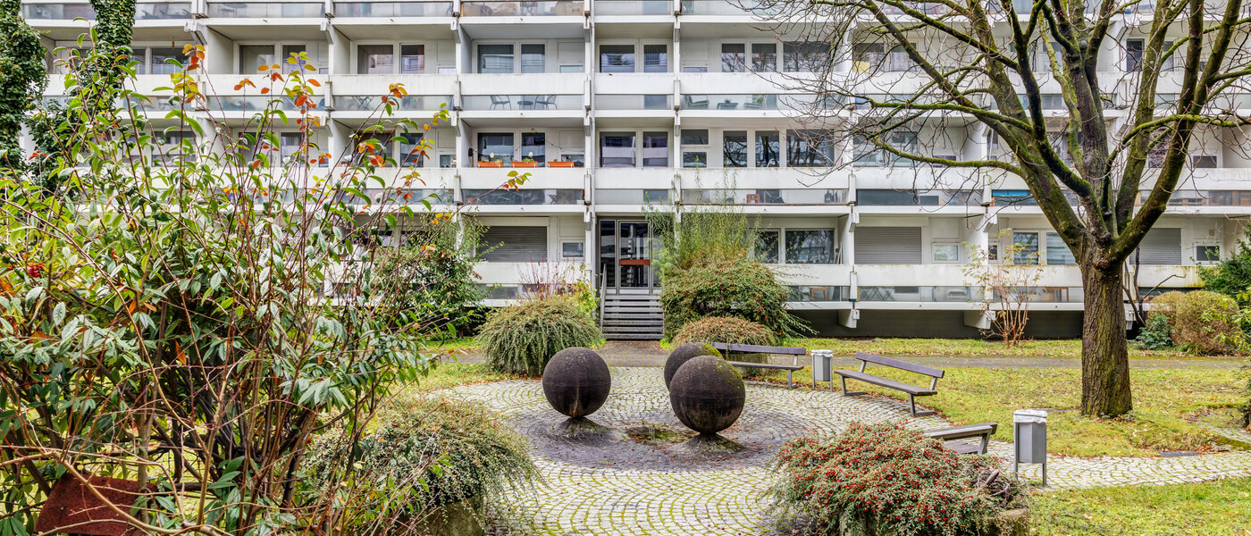 Плосък München Neuhausen 02 Вътрешен двор 14587