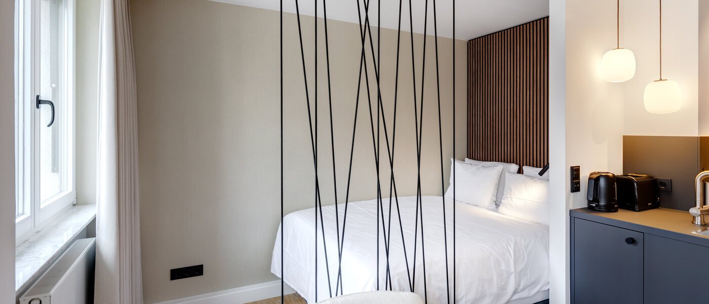 Плоский München Schwabing-West (rund um den Hohenzollernplatz) 01 Спальна зона 14592