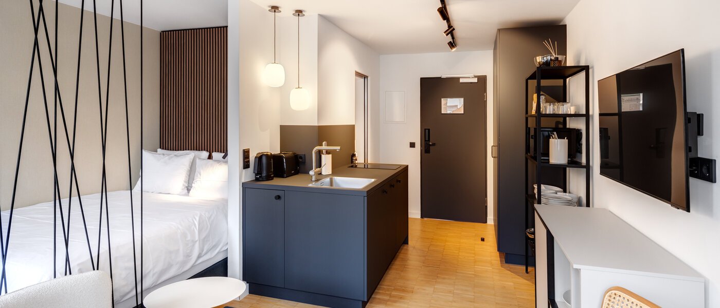 Плоский München Schwabing-West (rund um den Hohenzollernplatz) 03 Житлова зона 14592