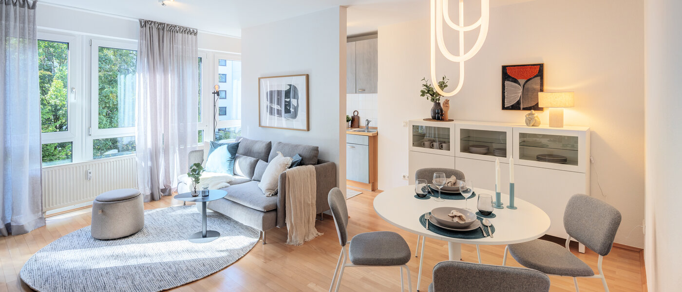 Επίπεδη München Obergiesing 01 Σαλόνι 14597