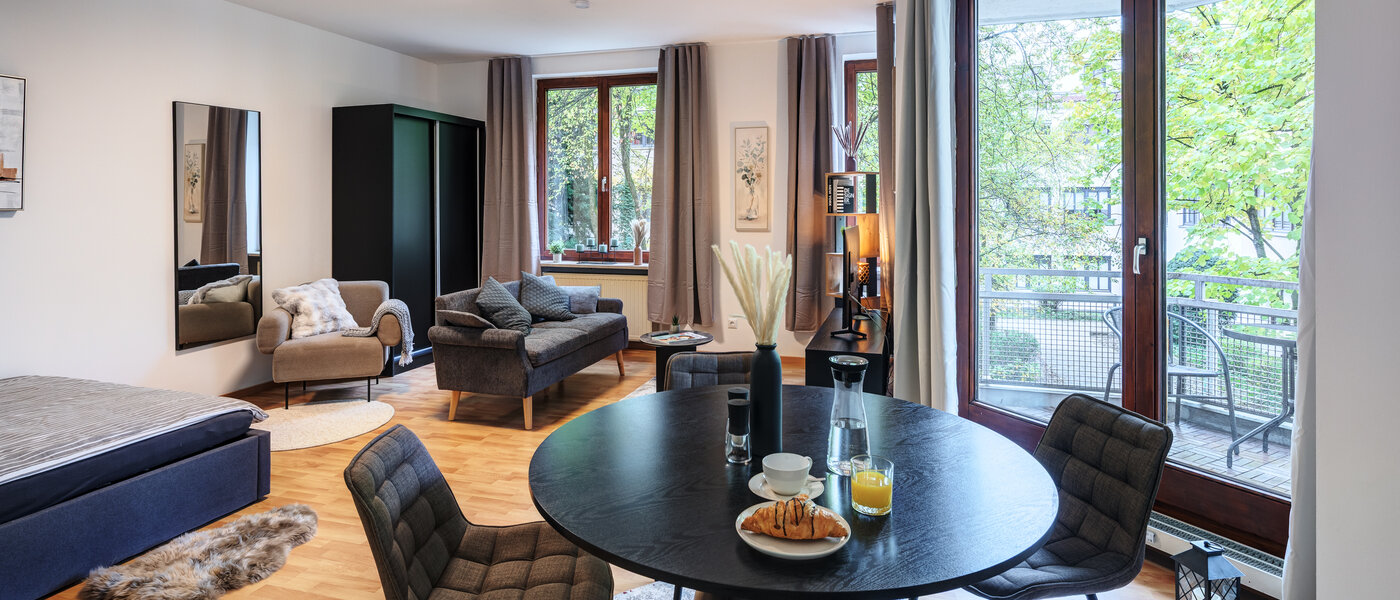 Επίπεδη München Maxvorstadt - Westen 05 Καθιστικό 14611