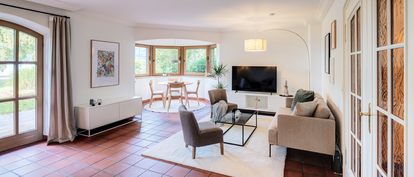 ikerház Rottach-Egern 02 Nappali 14616