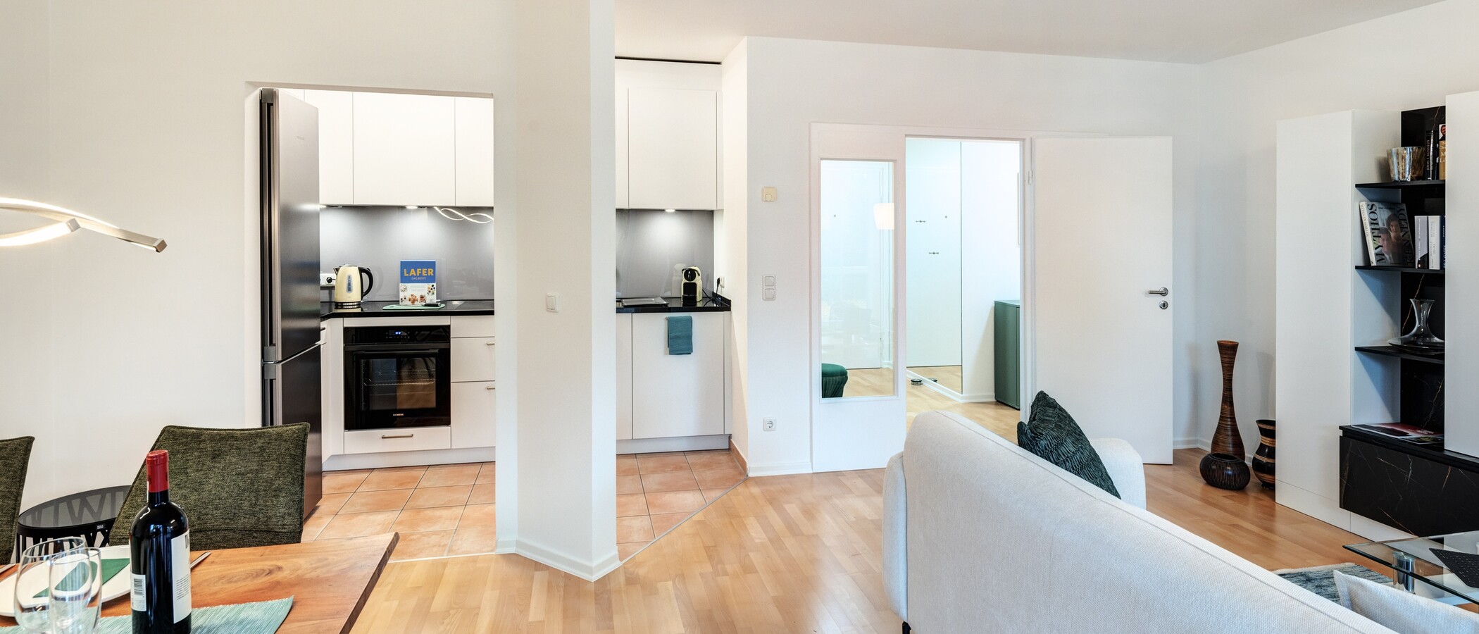 Apartament cu grădină München Denning 03 Zona de zi 14634