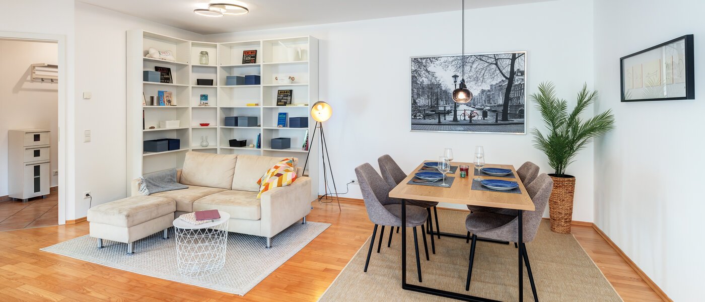 Ploché München Parkstadt Schwabing 02 Obývací prostor 14647