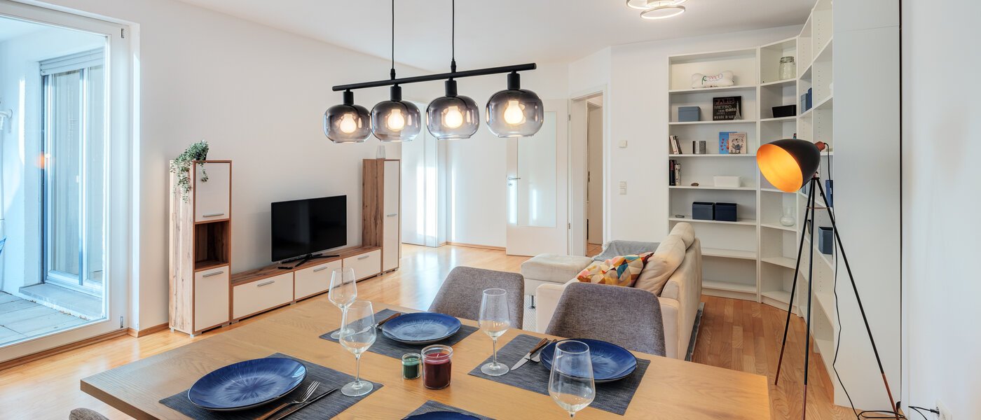 Ploché München Parkstadt Schwabing 03 Obývací prostor 14647