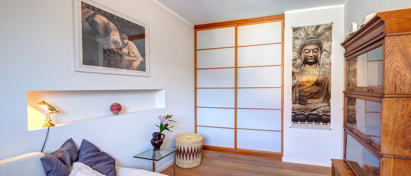 Podkrovný byt München Haidhausen 03 1. spálňa 14648