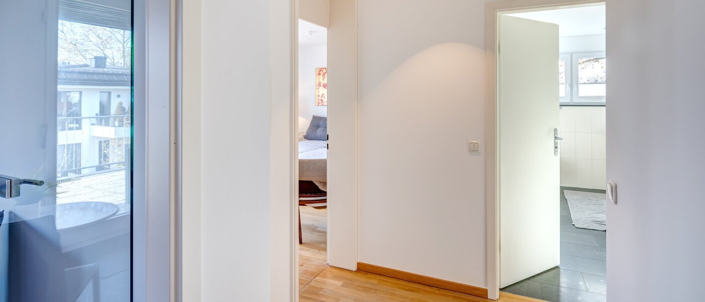 Düz München Herzogpark 04 Koridor/koridor geçidi 14676