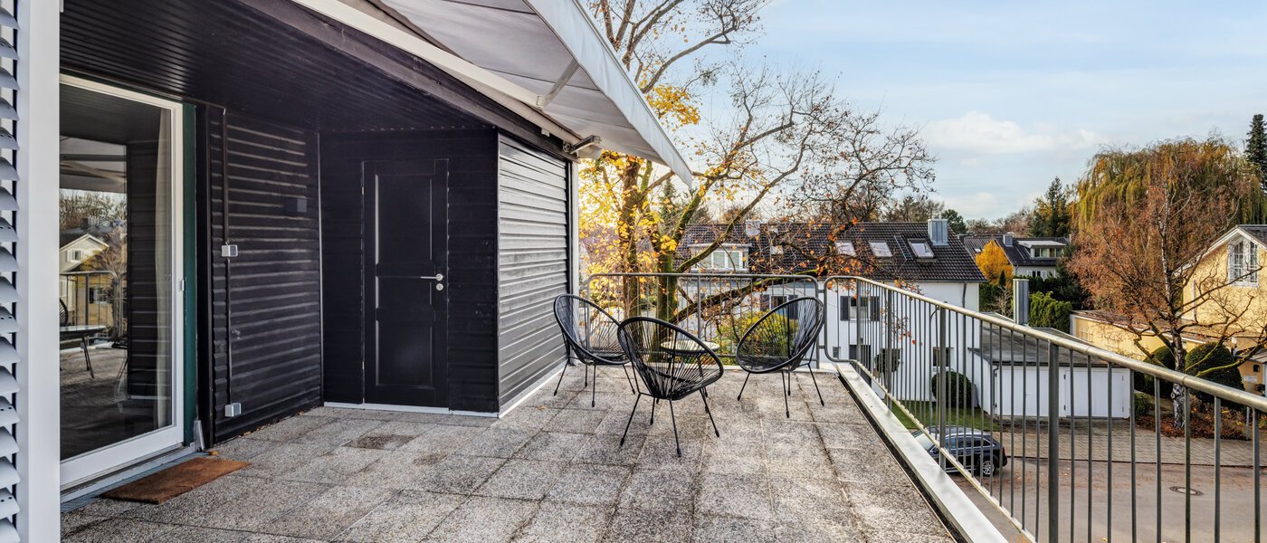 Düz München Herzogpark 03 1. çatı terası 14676